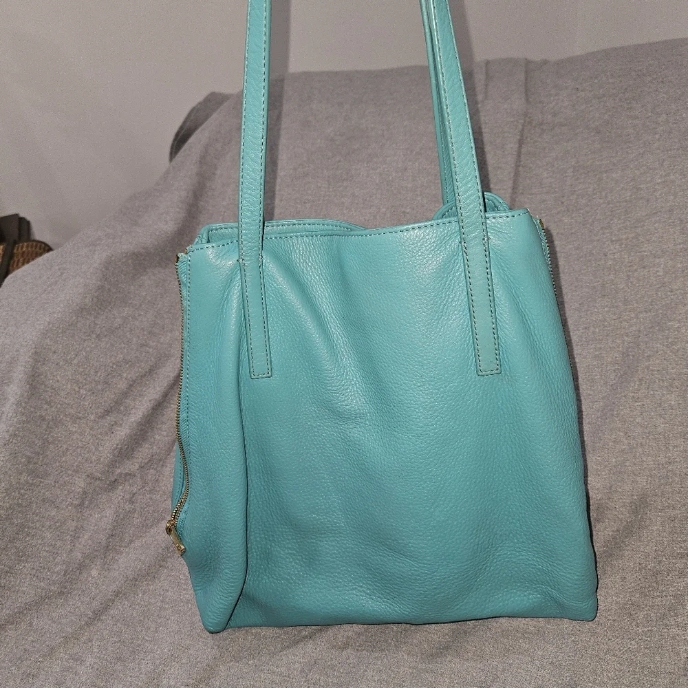 Juicy Couture Leather Turquoise Bag